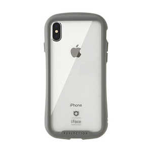 HAMEE ［iPhone XS Max専用］iFace Reflection強化ガラスクリアケース　グレー 41-907269