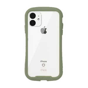 HAMEE [iPhone 11専用]iFace Reflection 強化ガラス クリアケース iFace カーキ 41-907559