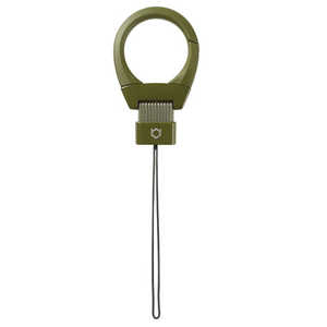 HAMEE iFace Quick Release カラビナリングストラップ 41-909843 カーキ HAMEE iFace Quick Release カラビナリングストラップ 41-909843 カーキ