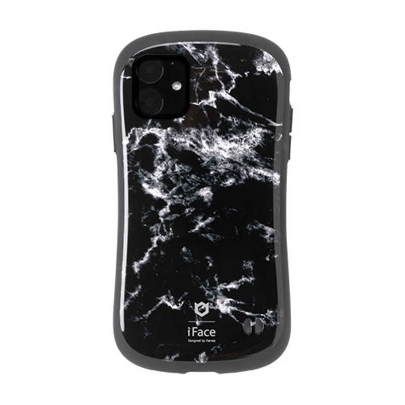 HAMEE HAMEE 【アウトレット】iPhone 11 6.1インチ iFace First Class Marbleケース 41-912195 ブラック 41-912195 ブラック