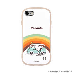 HAMEE [iPhone SE 2020/8/7専用]PEANUTS/ピーナッツ iFace First Class Cafeケース iFace レインボー IPSEIFACEPNTRAINBOW