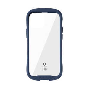 HAMEE [iPhone 13 mini専用]iFace Reflection強化ガラスクリアケース iFace ネイビー IP13MIFACERFTNV
