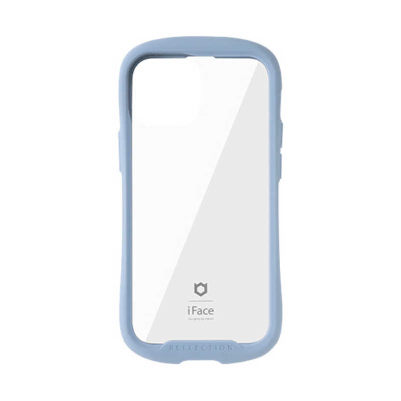HAMEE HAMEE [iPhone 13 mini専用]iFace Reflection強化ガラスクリアケース iFace ペールブルー IP13MIFACERFTBL IP13MIFACERFTBL