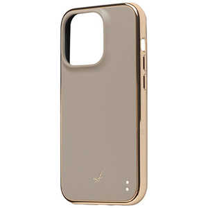 HAMEE iPhone 14 Pro salisty マットカラー耐衝撃ハードケース グレージュ 41-944684 HAMEE iPhone 14 Pro salisty マットカラー耐衝撃ハードケース グレージュ 41-944684