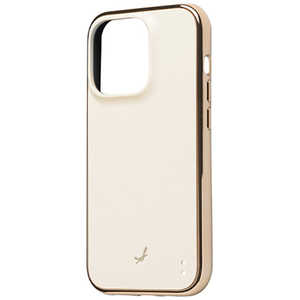 HAMEE iPhone 14 Pro salisty マットカラー耐衝撃ハードケース オフホワイト 41-944707 HAMEE iPhone 14 Pro salisty マットカラー耐衝撃ハードケース オフホワイト 41-944707