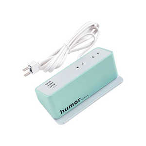 HAMEE humor AC＆USB TAP COMPACT ミントグリーン 669944820 HUMORCOMPACTMT