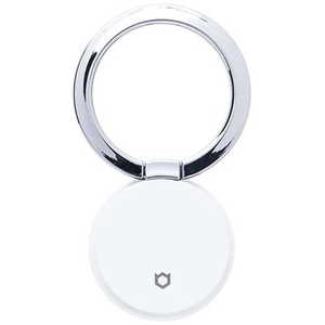 HAMEE iFace Finger Ring Holder フラットタイプ iFace マットホワイト IFACERINGFTWH