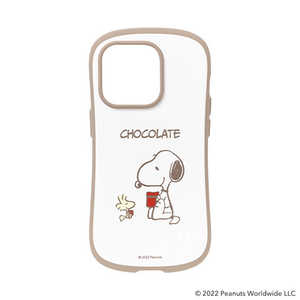 HAMEE [iPhone 14 Prop]PEANUTS/s[ibc iFace First Class CafeP[X iFace Xk[s[/`R[g IP14PIFACECAFEPSN