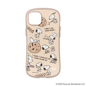HAMEE ［iPhone 14 Plus専用］PEANUTS/ピーナッツ iFace First Class Cafeケース iFace チョコチップクッキー IP14MIFACECAFEPCC