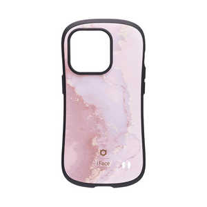 HAMEE ［iPhone 14 Pro専用］iFace First Class Marbleケース iFace パウダーピンク IP14PIFACEMBLPPK