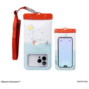 HAMEE ムーミン DIVAID フローティング防水ケース ワイドサイズ ショルダーストラップ ムーミン&リトルミイ/スイム DIVAIDWSLDERMSM HAMEE ムーミン DIVAID フローティング防水ケース ワイドサイズ ショルダーストラップ ムーミン&リトルミイ/スイム DIVAIDWSLDERMSM