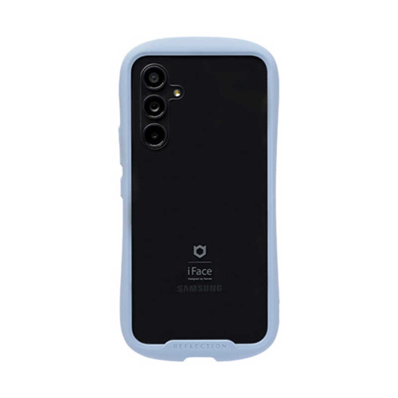 HAMEE HAMEE ［Galaxy A54 5G専用］iFace Reflection強化ガラスクリアケース iFace ペールブルー 41-954812 41-954812