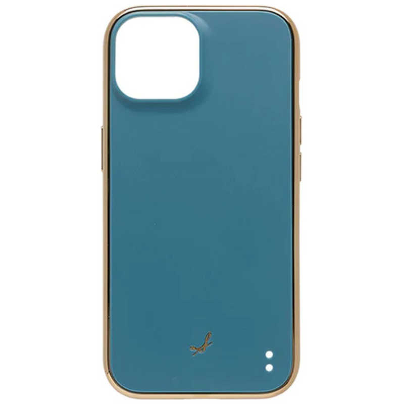 HAMEE HAMEE ［iPhone 15(6.1インチ)専用］salistyマットカラー耐衝撃ハードケース ターコイズ 41-956151 41-956151