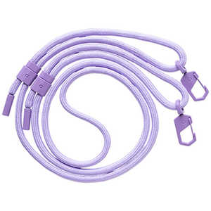 HAMEE iFace Hang and ショルダーストラップ iFace 丸紐/パープル 41-957707 HAMEE iFace Hang and ショルダーストラップ iFace 丸紐/パープル 41-957707