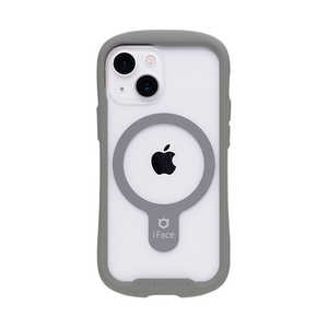 HAMEE ［iPhone 13 mini専用］iFace Reflection Magnetic 強化ガラスクリアケース グレー IP13MIFACEREFMGY