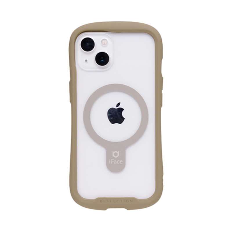HAMEE HAMEE ［iPhone 13専用］iFace Reflection Magnetic 強化ガラスクリアケース ベージュ IP13IFACEREFMBE IP13IFACEREFMBE