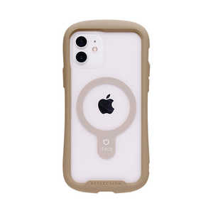 HAMEE ［iPhone 12/12 Pro専用］iFace Reflection Magnetic 強化ガラスクリアケース ベージュ IP12IFACEREFMBE