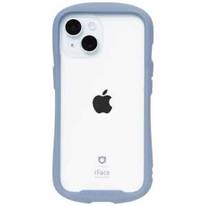 HAMEE ［iPhone 15(6.1インチ)専用］iFace Reflection強化ガラスクリアケース iFace ペールブルー 41-959091