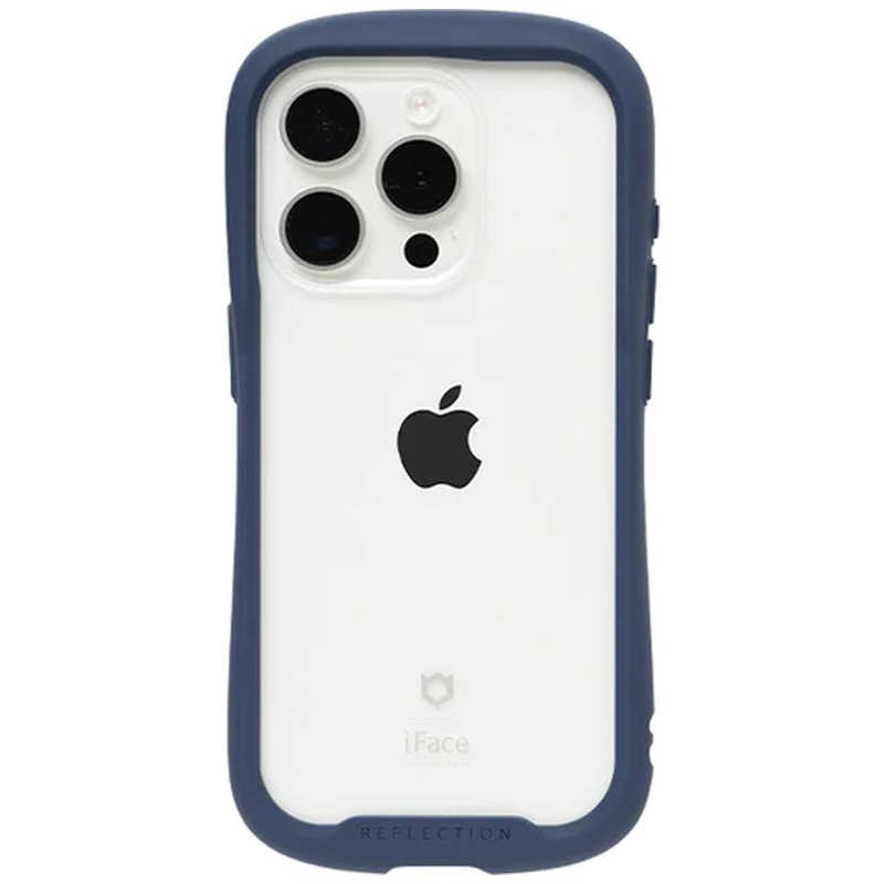 HAMEE HAMEE ［iPhone 15 Pro(6.1インチ)専用］iFace Reflection強化ガラスクリアケース iFace ネイビー 41-959145 41-959145