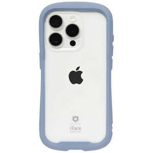 HAMEE ［iPhone 15 Pro(6.1インチ)専用］iFace Reflection強化ガラスクリアケース iFace ペールブルー 41-959183