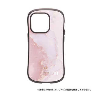 HAMEE ［iPhone 15 Pro専用］iFace First Class Marbleケース iFace パウダーピンク 41-960530
