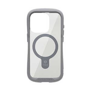 HAMEE miPhone 15 PropniFace Reflection Magnetic KXNAP[X iFace O[ IP15PIFACERFTMGY