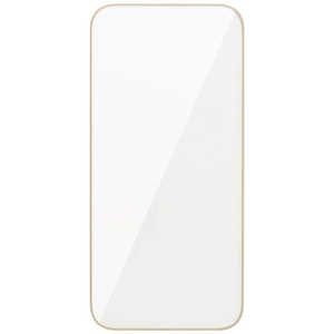 HAMEE ［iPhone 15 Plus(6.7インチ)専用］iFace ラウンドエッジ強化ガラス 画面保護シート iFace ベージュ 41-962404