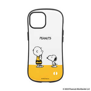 HAMEE iPhone 15専用 PEANUTS/ピーナッツ iFace First Classケース iFace スヌーピー＆チャーリー・ブラウン/イエロー 41-962862