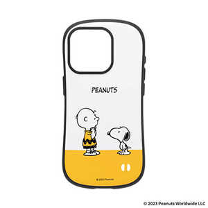 HAMEE iPhone 15 Pro専用 PEANUTS/ピーナッツ iFace First Classケース iFace スヌーピー＆チャーリー・ブラウン/イエロー 41-962886