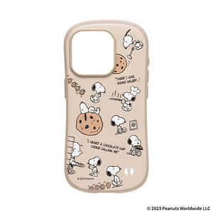 HAMEE iPhone 15 Pro専用 PEANUTS/ピーナッツ iFace First Class Cafeケース iFace チョコチップクッキー 41-962923 HAMEE iPhone 15 Pro専用 PEANUTS/ピーナッツ iFace First Class Cafeケース iFace チョコチップクッキー 41-962923