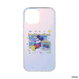 HAMEE iPhone 15専用 ディズニーキャラクター HIGHER ハイブリッドケース ミッキーマウス/シティポップ 669-964385