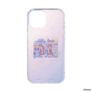 HAMEE iPhone 15専用 ディズニーキャラクター HIGHER ハイブリッドケース チップ＆デール/シティポップ 669-964408