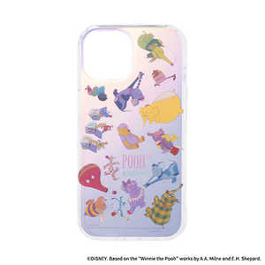 HAMEE iPhone 15専用 ディズニーキャラクター HIGHER ハイブリッドケース プー/ナイトメア 669-964439 HAMEE iPhone 15専用 ディズニーキャラクター HIGHER ハイブリッドケース プー/ナイトメア 669-964439