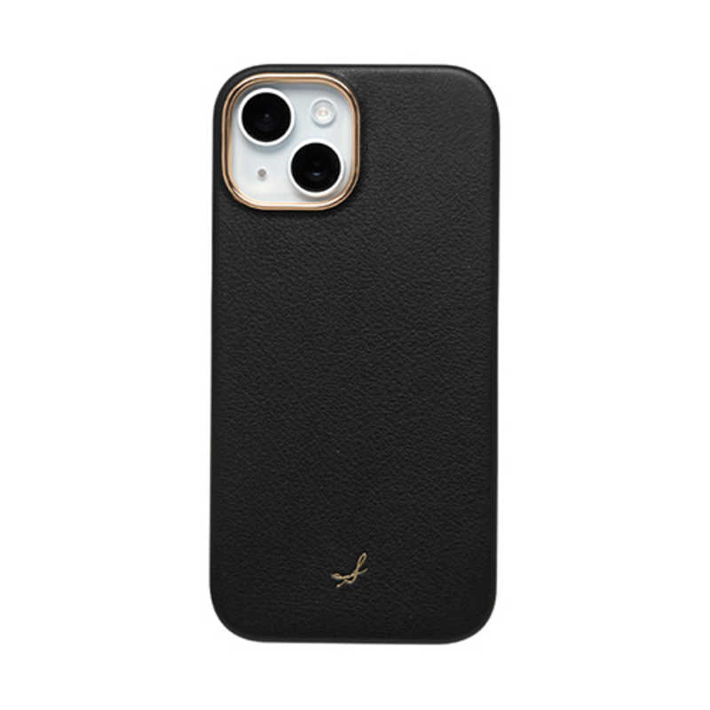 HAMEE HAMEE ［iPhone 15専用］salisty noble MagSafe対応 レザーハードケース ブラック 669-964484 669-964484