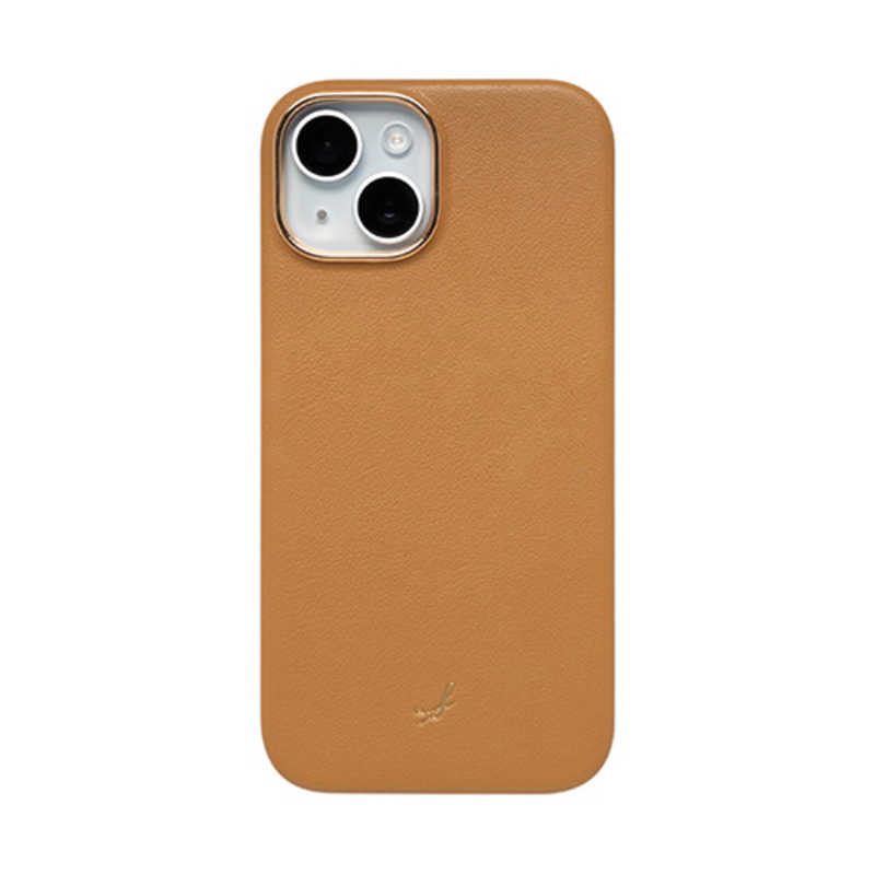 HAMEE HAMEE ［iPhone 15専用］salisty noble MagSafe対応 レザーハードケース キャメル 669-964507 669-964507