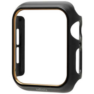 HAMEE Apple Watch Series SE(第2/1世代)/6/5/4(40mm)専用 salisty ハードフレーム ゴールド/ブラック 669-964538
