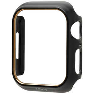 HAMEE ［Apple Watch Series 9/8/7(41mm)専用］salisty Apple Watch ハードフレーム ゴールド/ブラック 669-964569