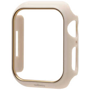 HAMEE ［Apple Watch Series 9/8/7(41mm)専用］salisty Apple Watch ハードフレーム ゴールド/グレージュ 669-964576