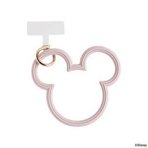 HAMEE ディズニーキャラクター シリコンハンドストラップ ミルキーピンク 669-965047 HAMEE ディズニーキャラクター シリコンハンドストラップ ミルキーピンク 669-965047