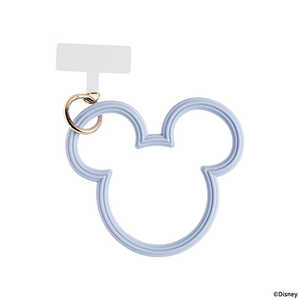 HAMEE ディズニーキャラクター シリコンハンドストラップ ペールブルー 669-965054 HAMEE ディズニーキャラクター シリコンハンドストラップ ペールブルー 669-965054