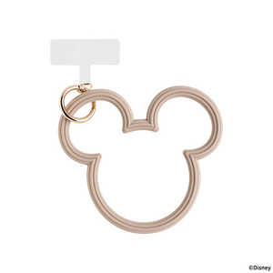 HAMEE ディズニーキャラクター シリコンハンドストラップ ベージュ 669-965061 HAMEE ディズニーキャラクター シリコンハンドストラップ ベージュ 669-965061