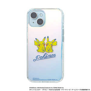 HAMEE iPhone 15専用 ポケットモンスターHIGHER ハイブリッドケース ピカチュウ 669-965078