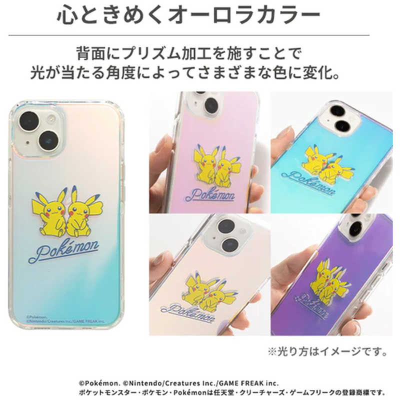 HAMEE HAMEE iPhone 15専用 ポケットモンスターHIGHER ハイブリッドケース 総柄 669-965092 669-965092