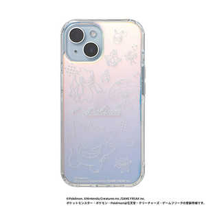 HAMEE iPhone 15専用 ポケットモンスターHIGHER ハイブリッドケース ラインアート 669-965115 HAMEE iPhone 15専用 ポケットモンスターHIGHER ハイブリッドケース ラインアート 669-965115