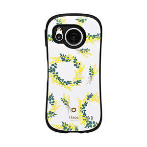 HAMEE ［AQUOS sense8専用］iFace First Class Flowersケース iFace ミモザ/ホワイト 41-969359