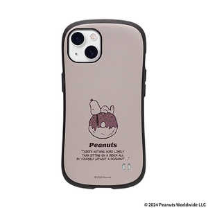 HAMEE ［iPhone 13専用］PEANUTS/ピーナッツ iFace First Classケース iFace くすみグレージュ/ドーナツ 41-970560