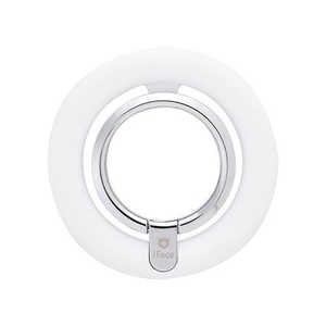 HAMEE iFace MagSynq Finger Ring Holder iFace ホワイト 41-971277 HAMEE iFace MagSynq Finger Ring Holder iFace ホワイト 41-971277