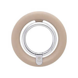 HAMEE iFace MagSynq Finger Ring Holder iFace ベージュ 41-971307 HAMEE iFace MagSynq Finger Ring Holder iFace ベージュ 41-971307
