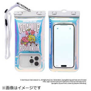 HAMEE スポンジ・ボブ/DIVAID フローティング防水ケース ワイドサイズ ショルダーストラップ ポジティブ/オーロラ 566-971345 HAMEE スポンジ・ボブ/DIVAID フローティング防水ケース ワイドサイズ ショルダーストラップ ポジティブ/オーロラ 566-971345