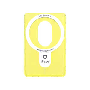 HAMEE iFace MagSynq カードウォレット iFace クリア/イエロー 41-973066 HAMEE iFace MagSynq カードウォレット iFace クリア/イエロー 41-973066